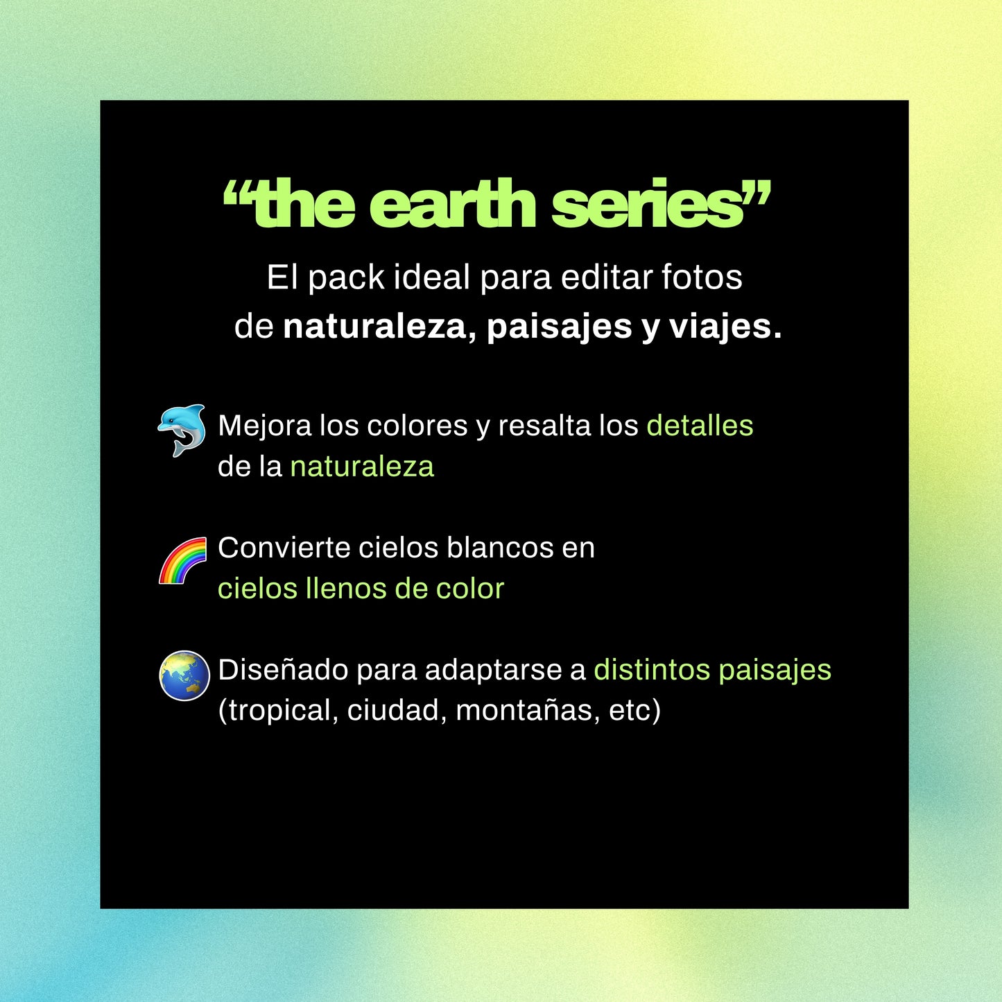 “THE EARTH SERIES”