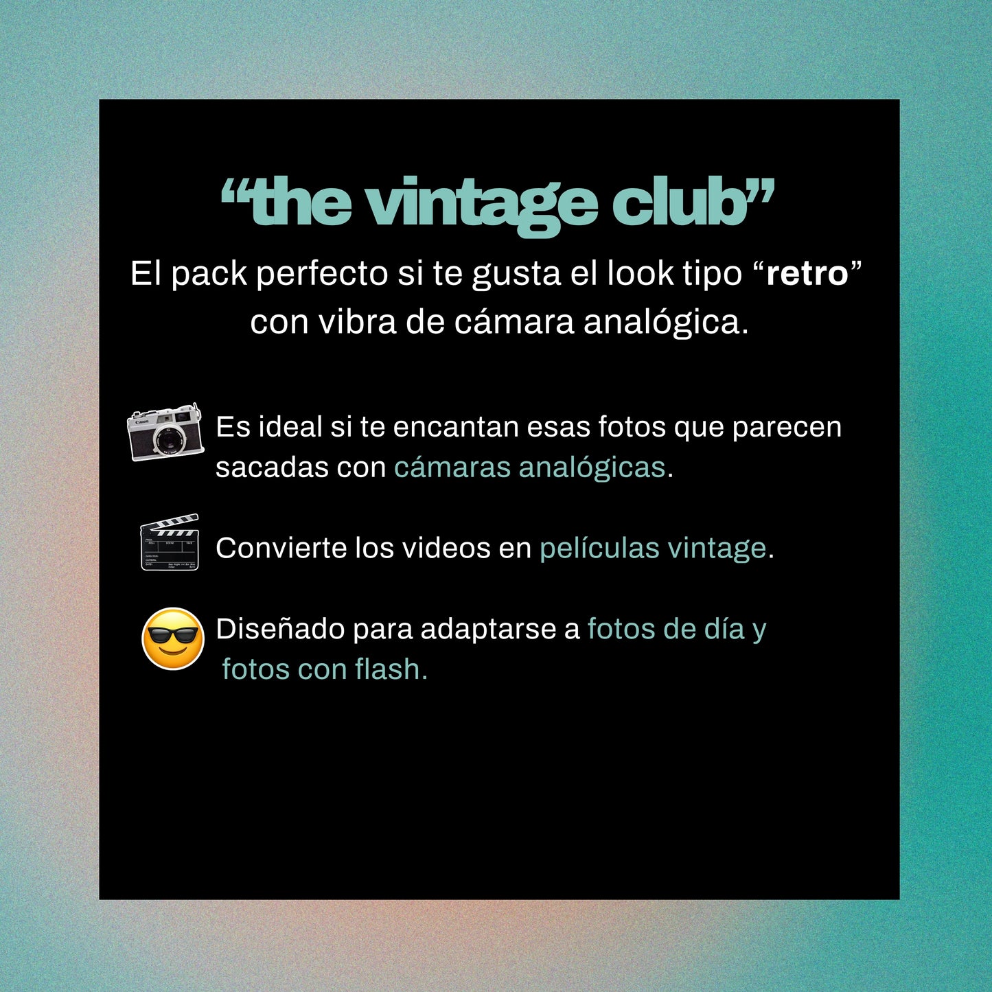 “THE VINTAGE CLUB”