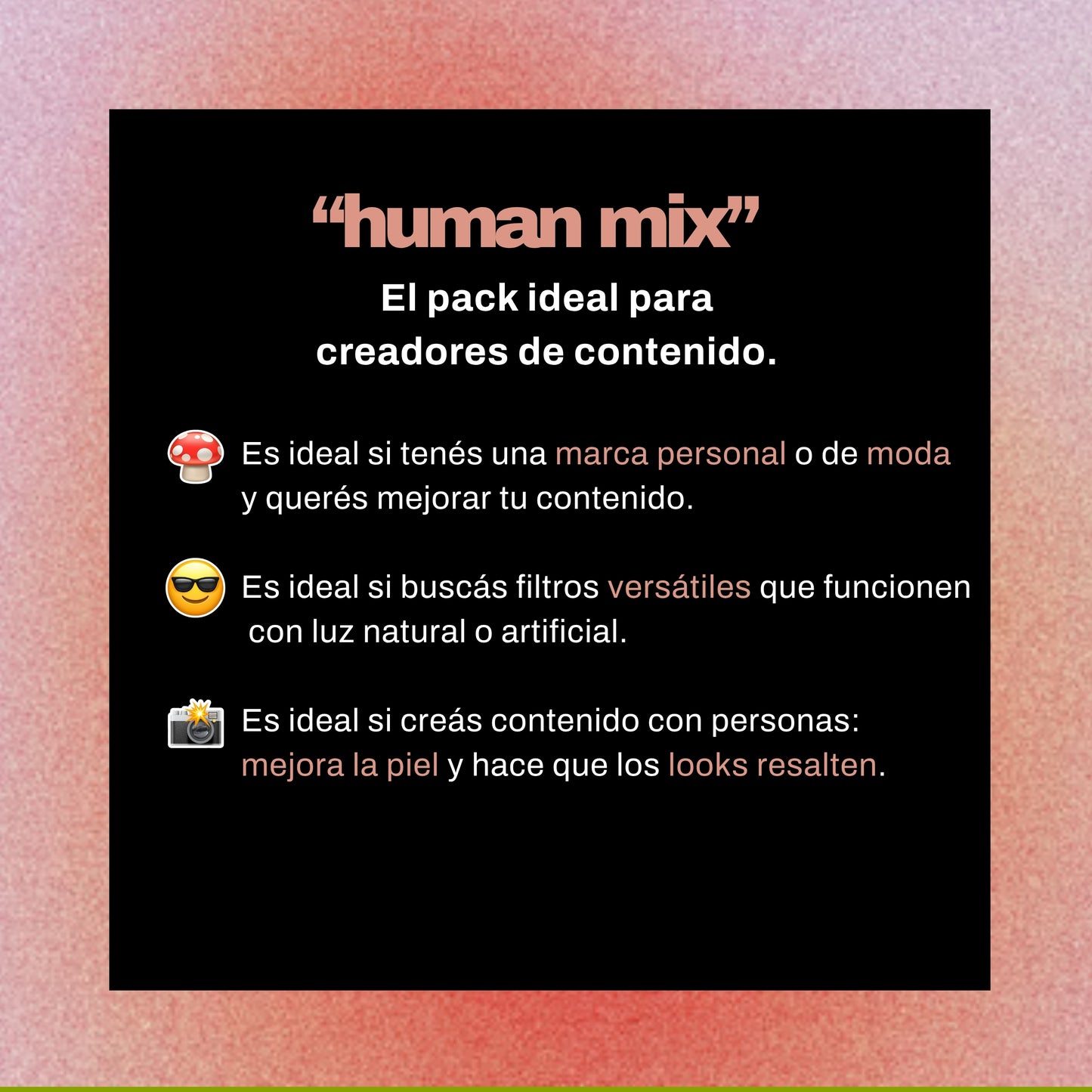 "THE HUMAN MIX"